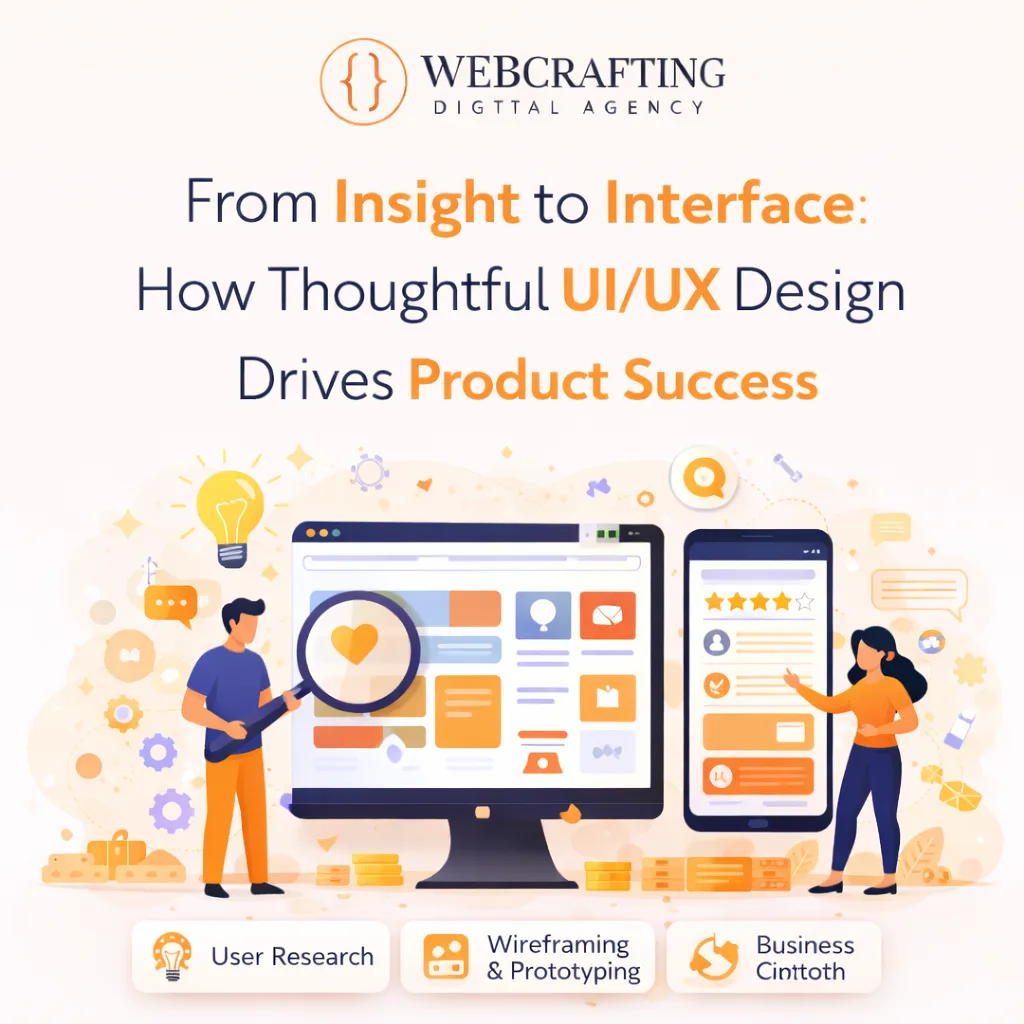 From Insight to Interface: How Thoughtful UI/UX Design Drives Product Success
